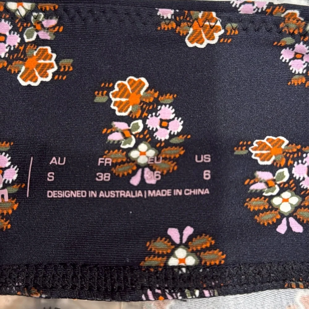 The Upside Rosella Floral Printed High Rise Waist Stretch Leggings Size 6